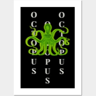 Octopus ghost Posters and Art